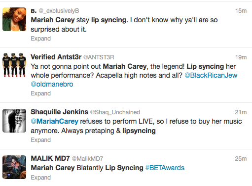 Mariah Carey Lip Sync's at BET Awards-701-2