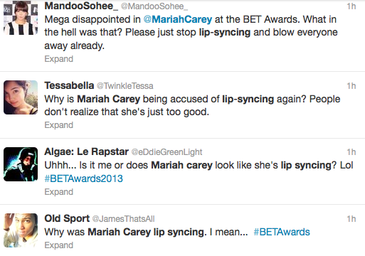 Mariah Carey Lip Sync's at BET Awards-701-3