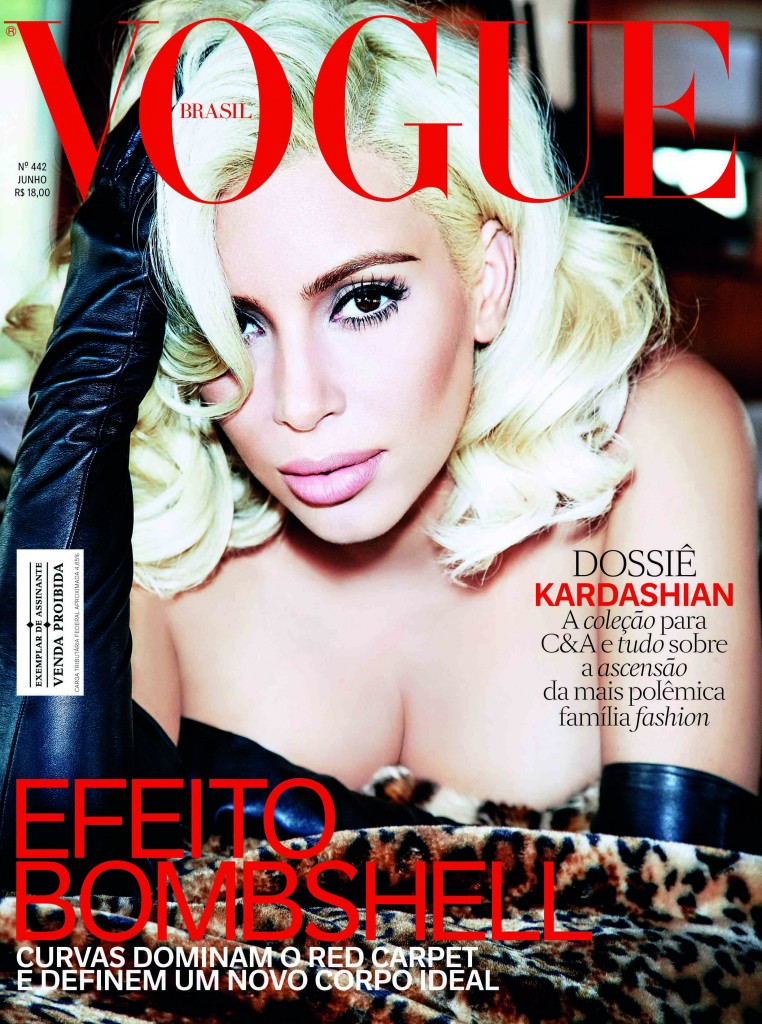 Kim Kardasian Vogue Brazil June Cover