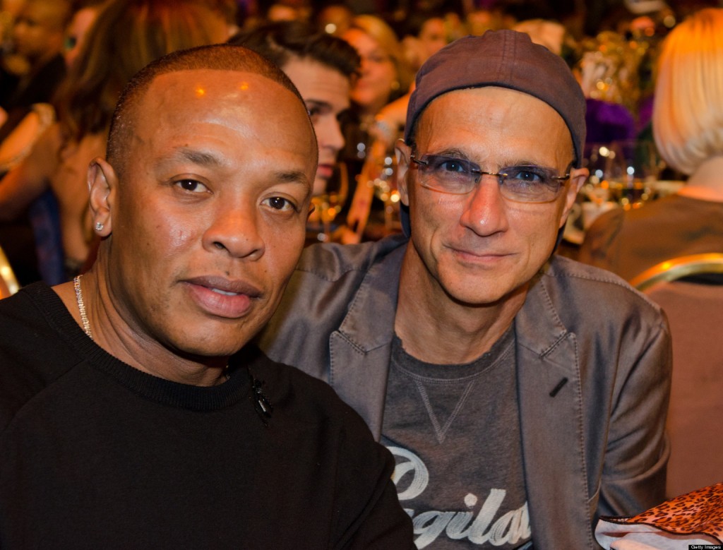 NEW YORK, NY - OCTOBER 16:  Dr Dre and Jimmy Iovine attend The Little Kids Rock's 10th Anniversary Celebration at Manhattan Center Grand Ballroom on October 16, 2012 in New York City.  (Photo by Mike Pont/Getty Images)
