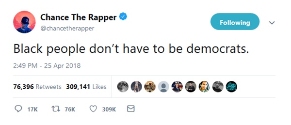 Chance The Rapper Supports Kanye Then Rejects Trump