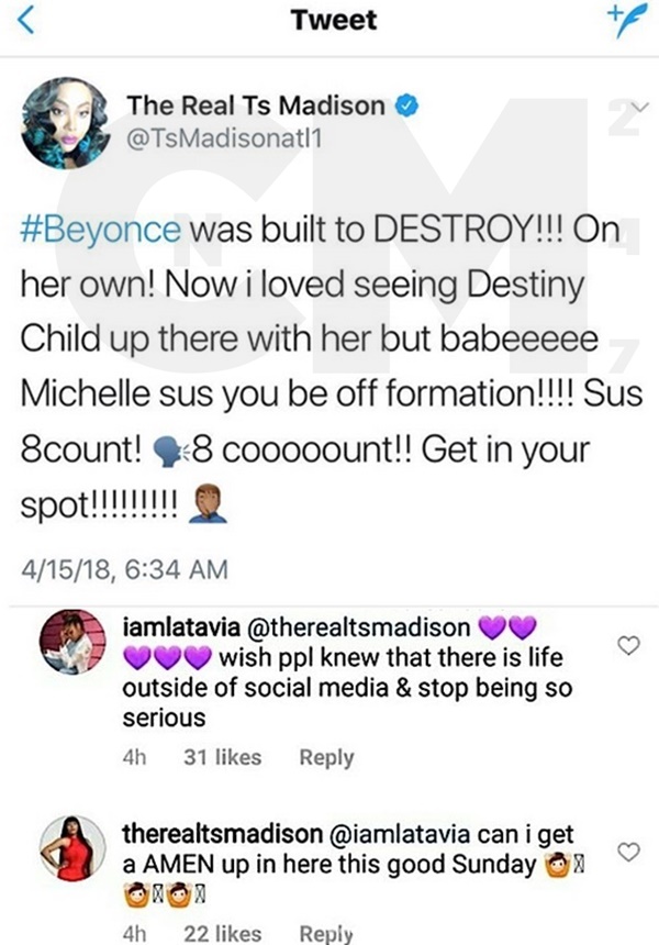 LaTavia Roberson SHADES Destiny’s Child Michelle Williams 
