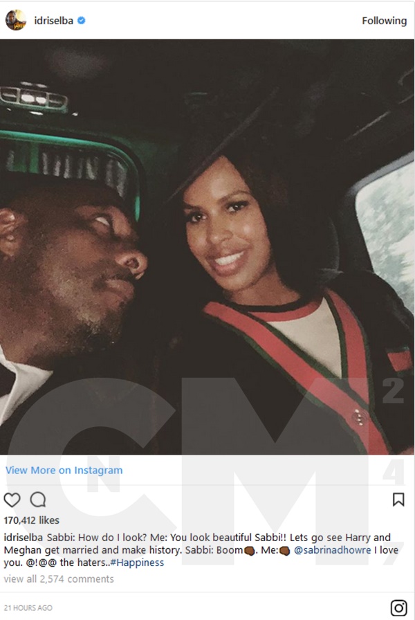 Idris Elba CLAPS BACK at his fiancée, Sabrina Dhwore Critics