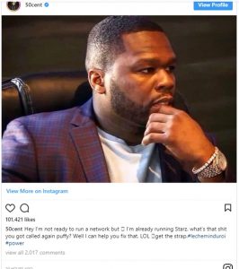 50 Cent Offers Puffy He Can Fix Revolt