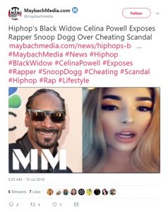 Snoop Dogg Caught Up in Cheating Scandal by Clout Chaser