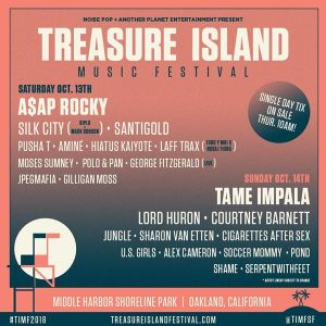 Treasure Island Music Festival 2018 Performance Lineup