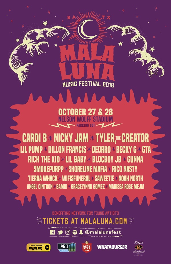 Mala Luna Music Festival: Cardi B + Tyler, The Creator Headline