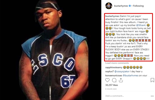 Busta Rhymes FIRES BACK at 50 Cent