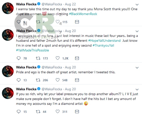 Waka Flock Flame Losing Interest in Music?