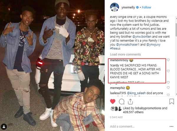 YNW Melly Arrested For Double Murder; Music Sores in Sales