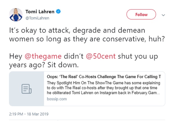 Rapper Game Achieved His Goal He's PISSED OFF Tomi Lahren