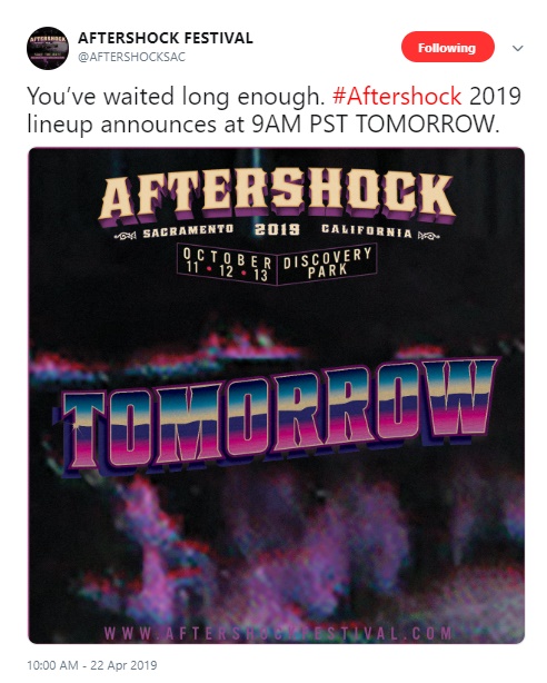 Did Aftershock 2019 Lineup Accidentally Leak 