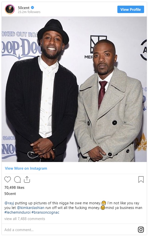 50 Cent Bullies Actor Jackie Long For Owing Him Money