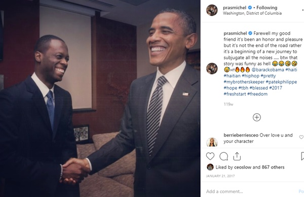 Fugees Pras Indicted Over Political Donations; IG Photos Time Stamped