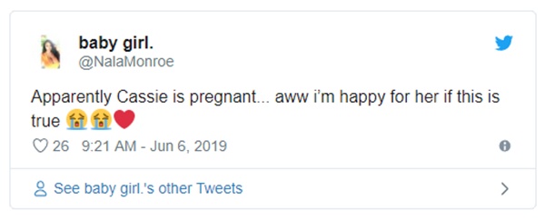 Cassie Allegedly Pregnant by Baby Daddy Alex Fine