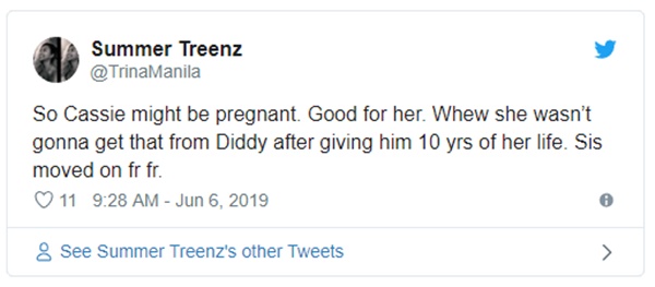Cassie Allegedly Pregnant by Baby Daddy Alex Fine
