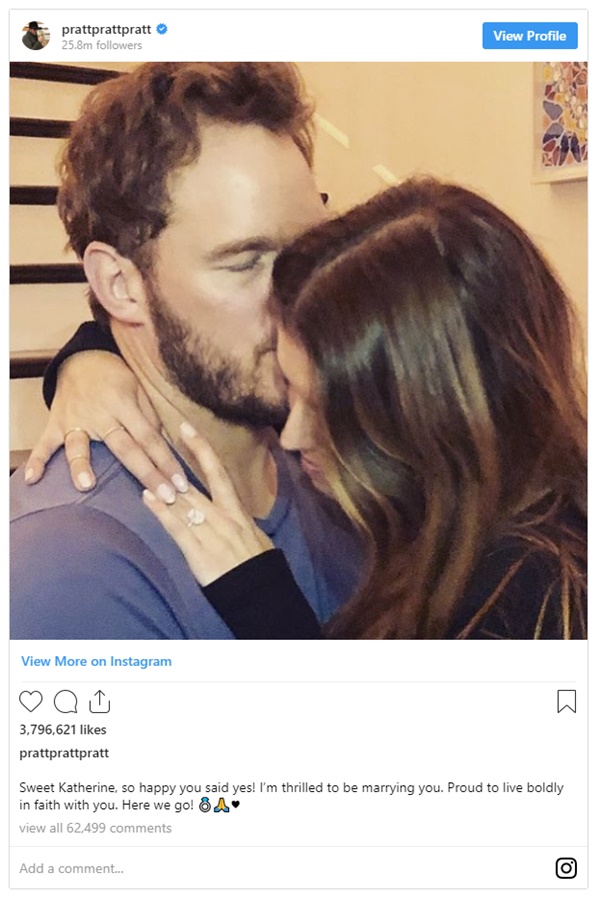 Chris Pratt + Katherine Schwarzenegger Officially Marry