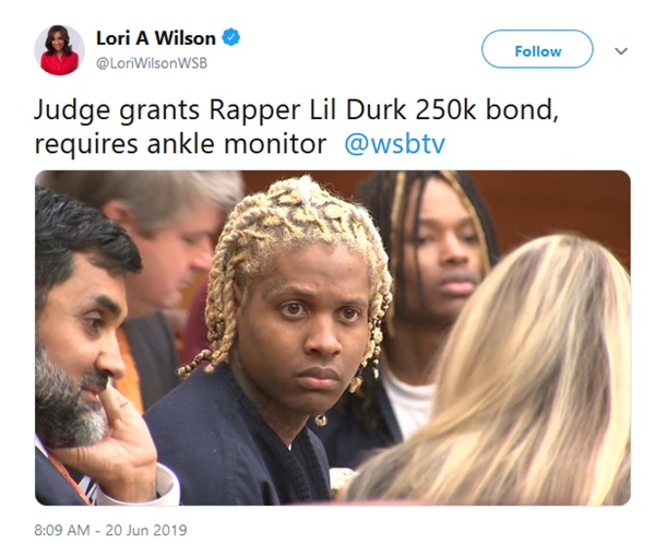 Judge Grants Bond For Lil Durk 