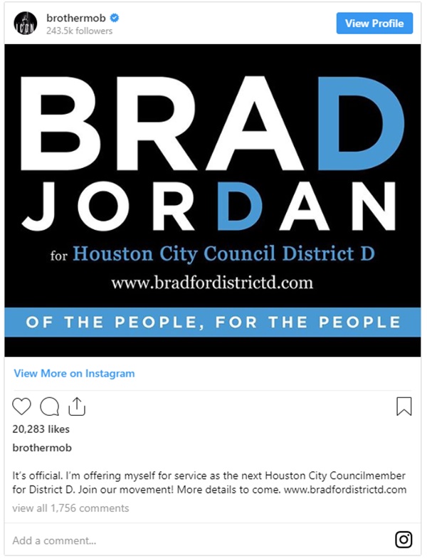 Scarface Running For Houston City Council