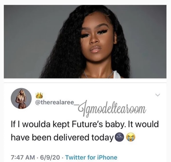 Future's 10th Baby Mama Aborts Baby, Sorry Not Happening