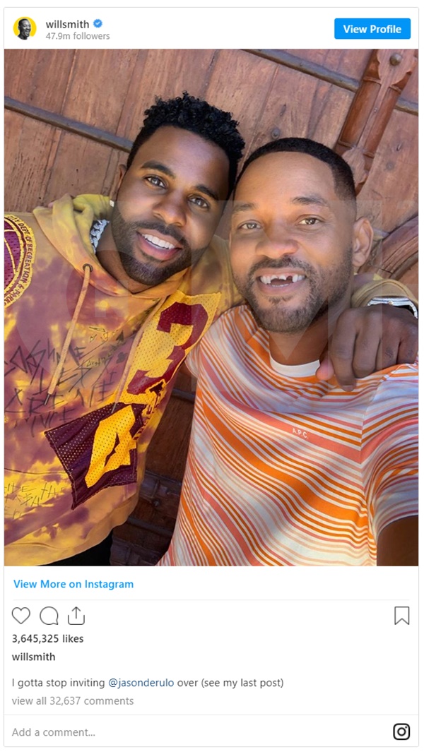 Will Smith Gets Teeth Knocked Out By Jason Derulo