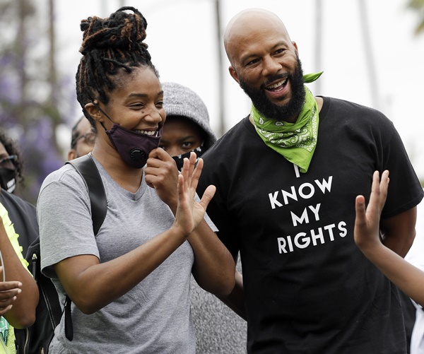 Common Hails Girlfriend Tiffany Haddish "A Queen"