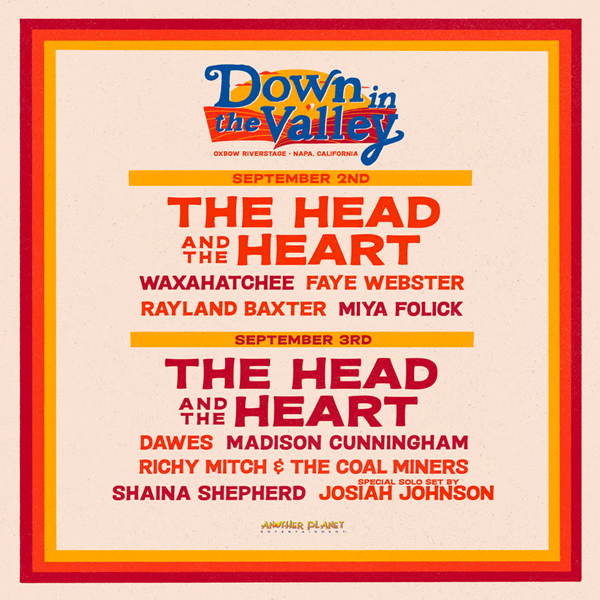  The Down In The Valley Music Festival Heads To Napa, CA September 2-3