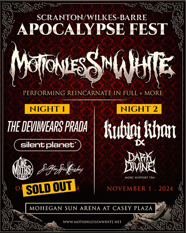 Motionless In White Live at Apocalypse Fest 2024