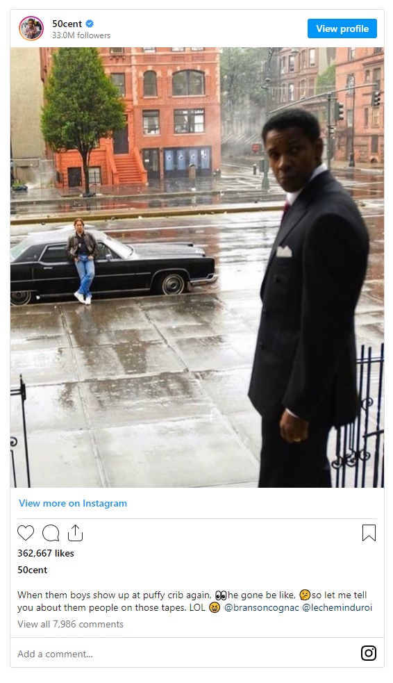 50 Cent Weighs In On Diddy Apology