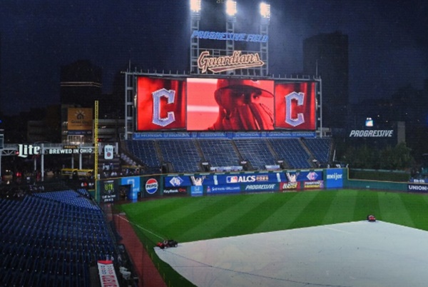 Rain Wipes Out ALCS Game 4, Guardians and Rays Resume Saturday in Cleveland