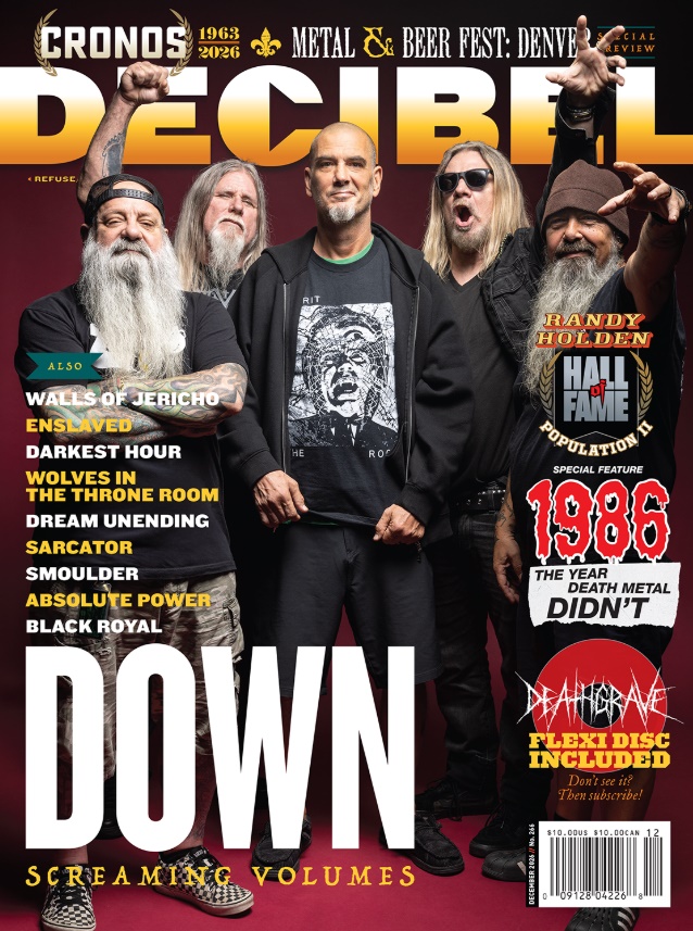 DOWN Volume V Earns Decibel Magazine Cover