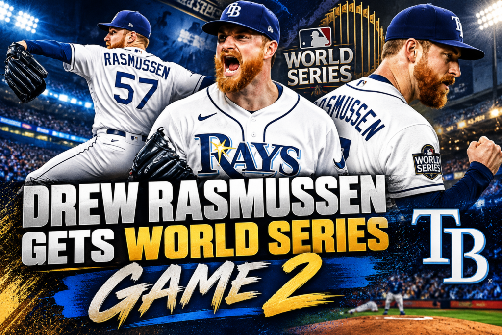 Drew Rasmussen Gets World Series Game 2