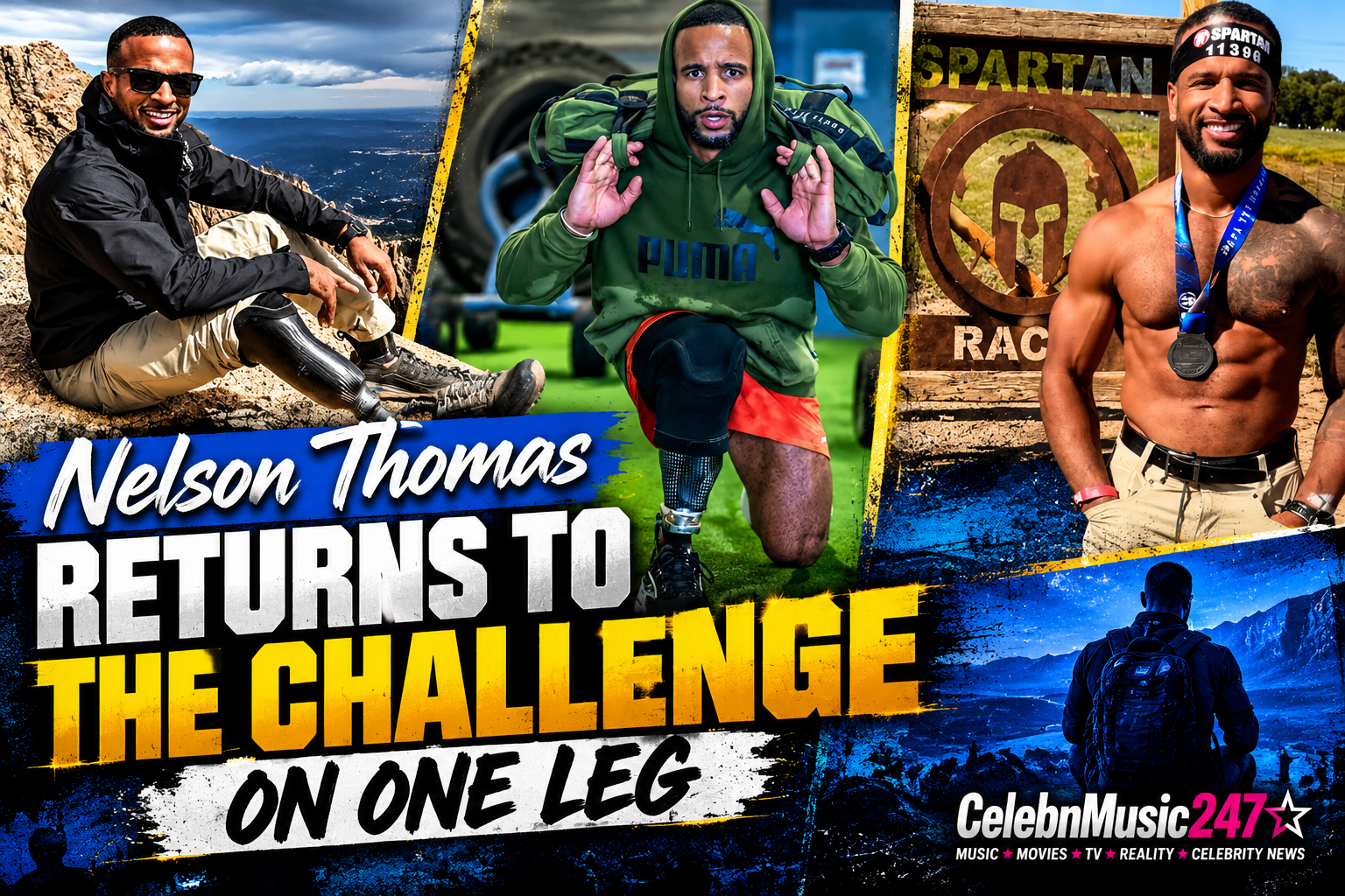 Nelson Thomas Returns to The Challenge on One Leg
