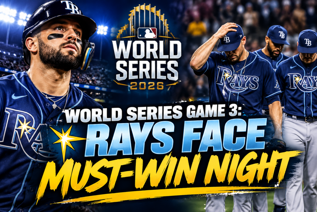 World Series Game 3: Rays Face Must-Win Night