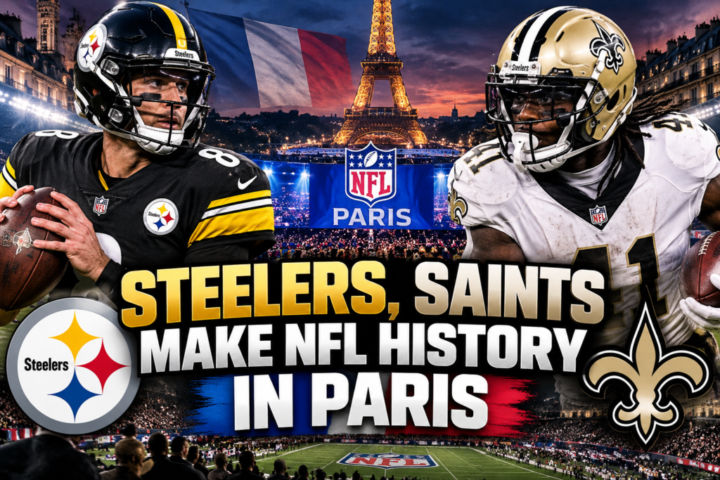 Steelers, Saints Make NFL History in Paris