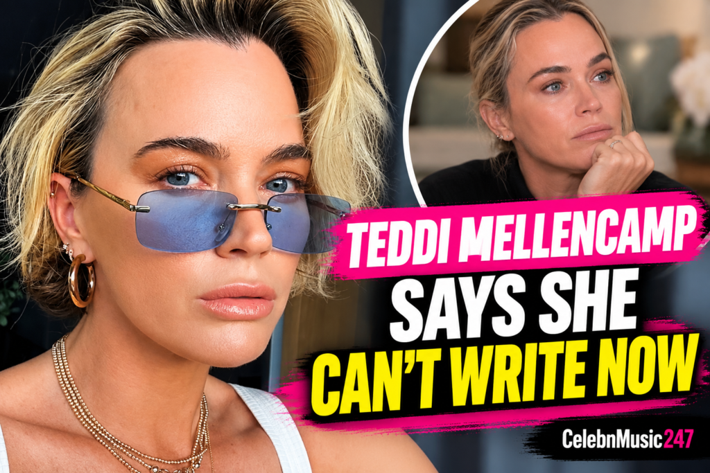 Teddi Mellencamp Says She Can't Write Now