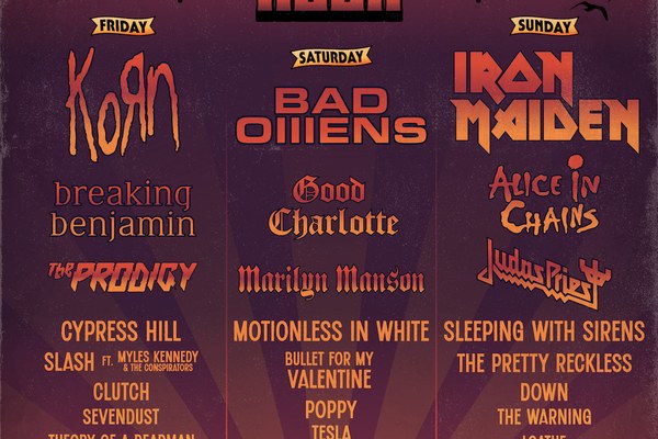 Boardwalk Rock 2027: Maiden, Korn, Bad Omens