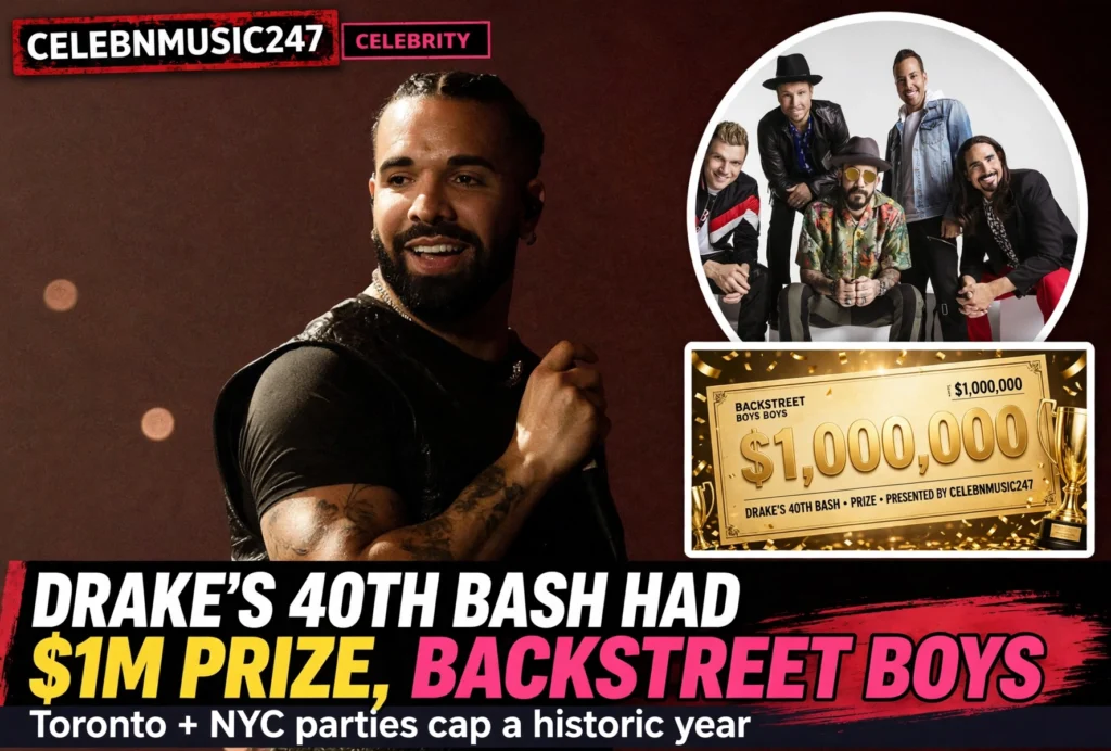 Drake's 40th Bash Had $1M Prize, Backstreet Boys