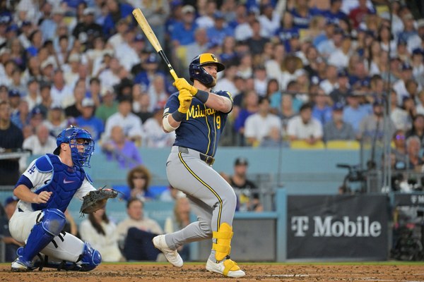 Jake Bauers Milwaukee Brewers NLCS