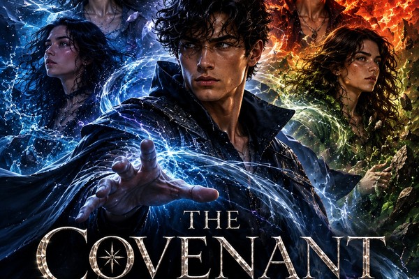 The Covenant of Five — Book One: The Breaking Dark book cover by Emilio Ricci