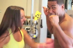 Bobby V Shirtless Boxing Workout