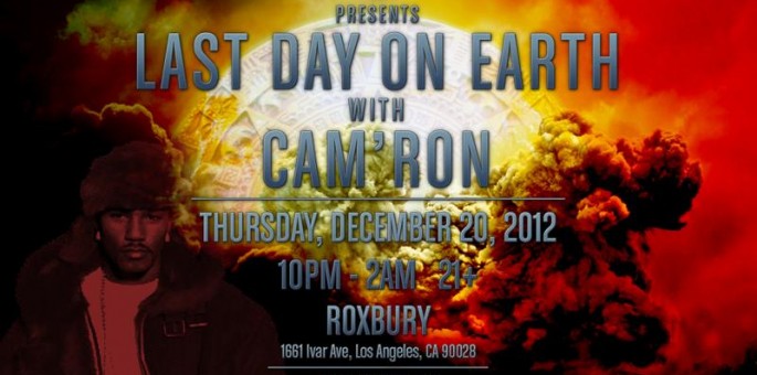 Cam'ron Celebrating The Last Day on Earth Thursday