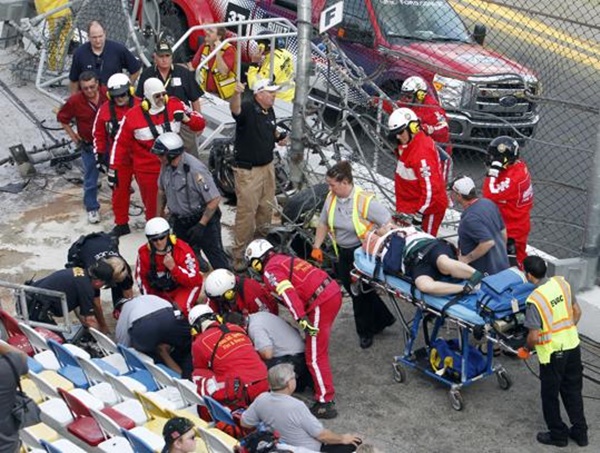 33 Fans Injured From Debris Hitting Daytona Stands