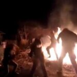Man Falls In Fire Doing Harlem Shake