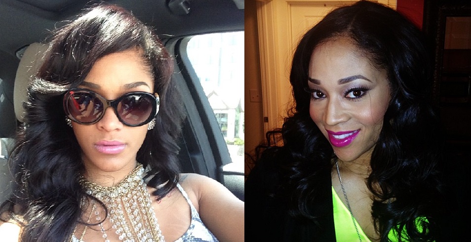 Joseline Hernandez and Mimi Faust Brawl during the Love and Hip Hip Atlanta...