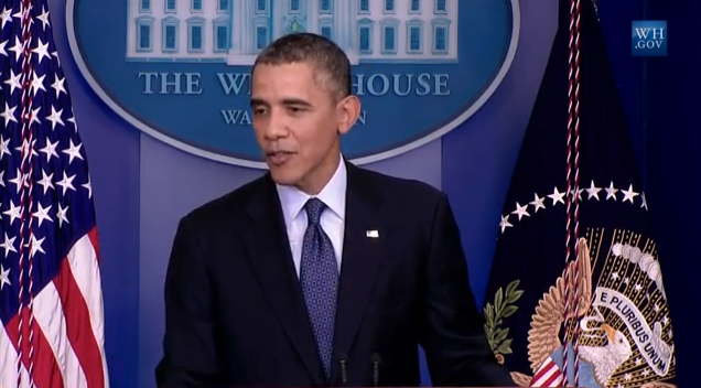 President Obama Calls out Republicans for Causing a Recession