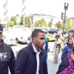 Trey Songz At Chris Brown Hearing