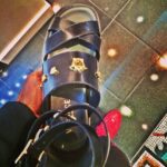 Chad Johnson Loves Versace Gladiator Sandals