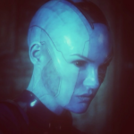 Karen Gillan as Nebula in Guardians of the Galaxy