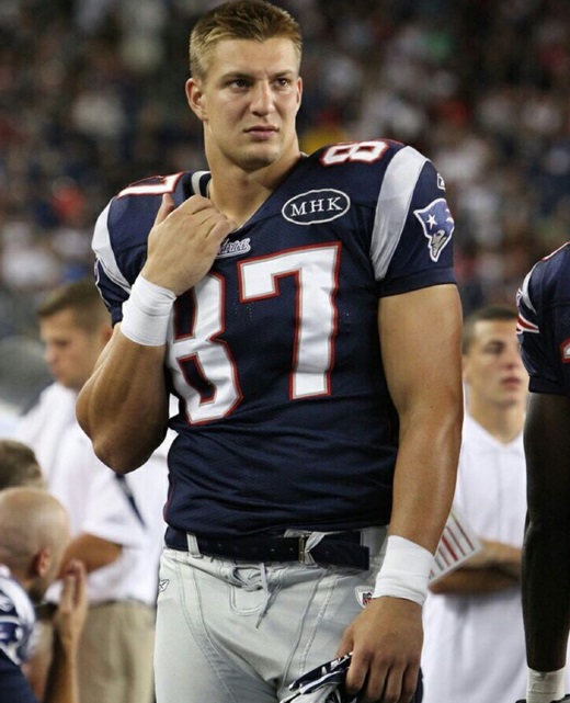 What Hottie is Checking For Patriots Rob Gronkowski